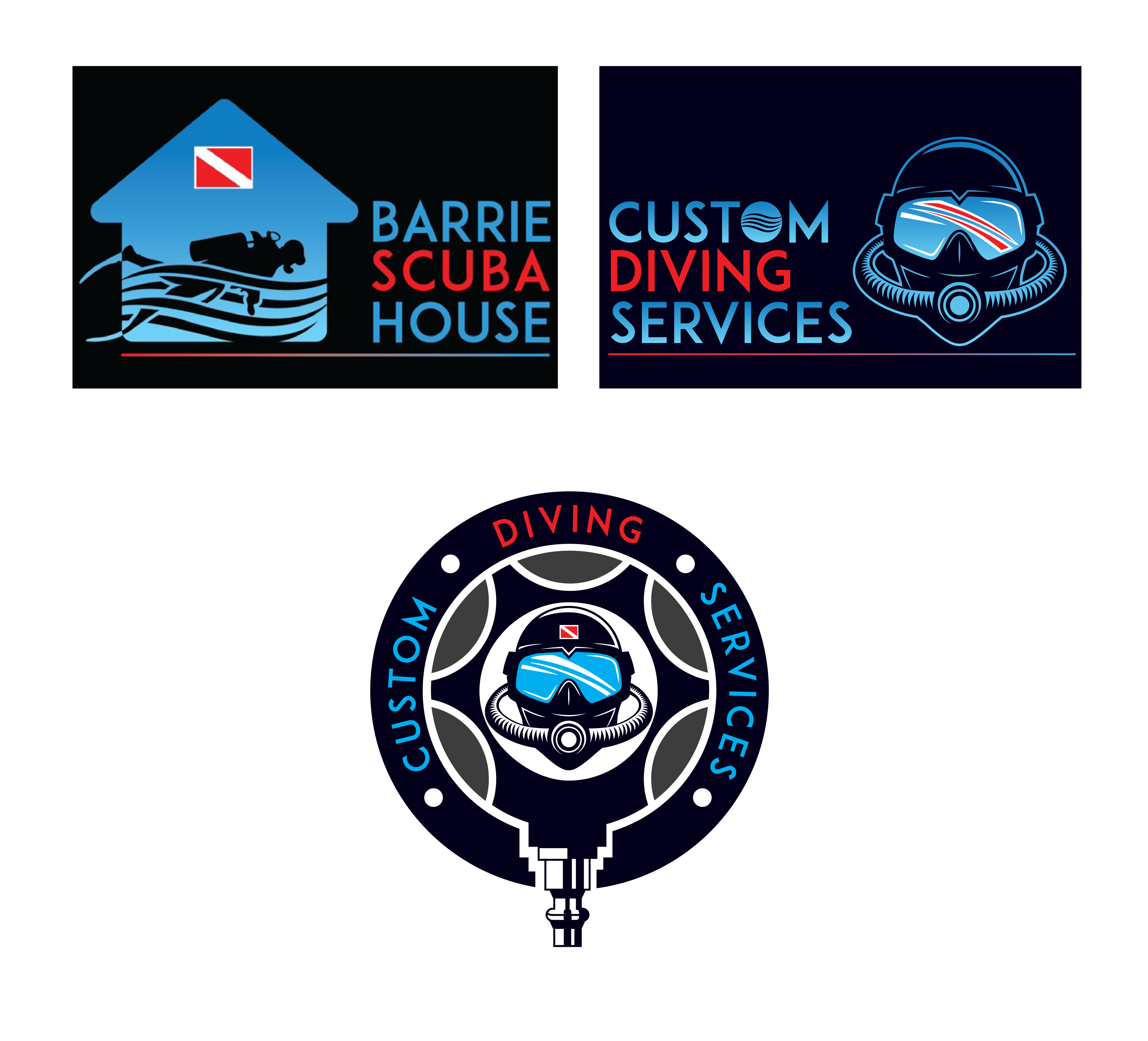Logo Design by slaven.kopitovic for Barrie scuba house  | Design #24324882