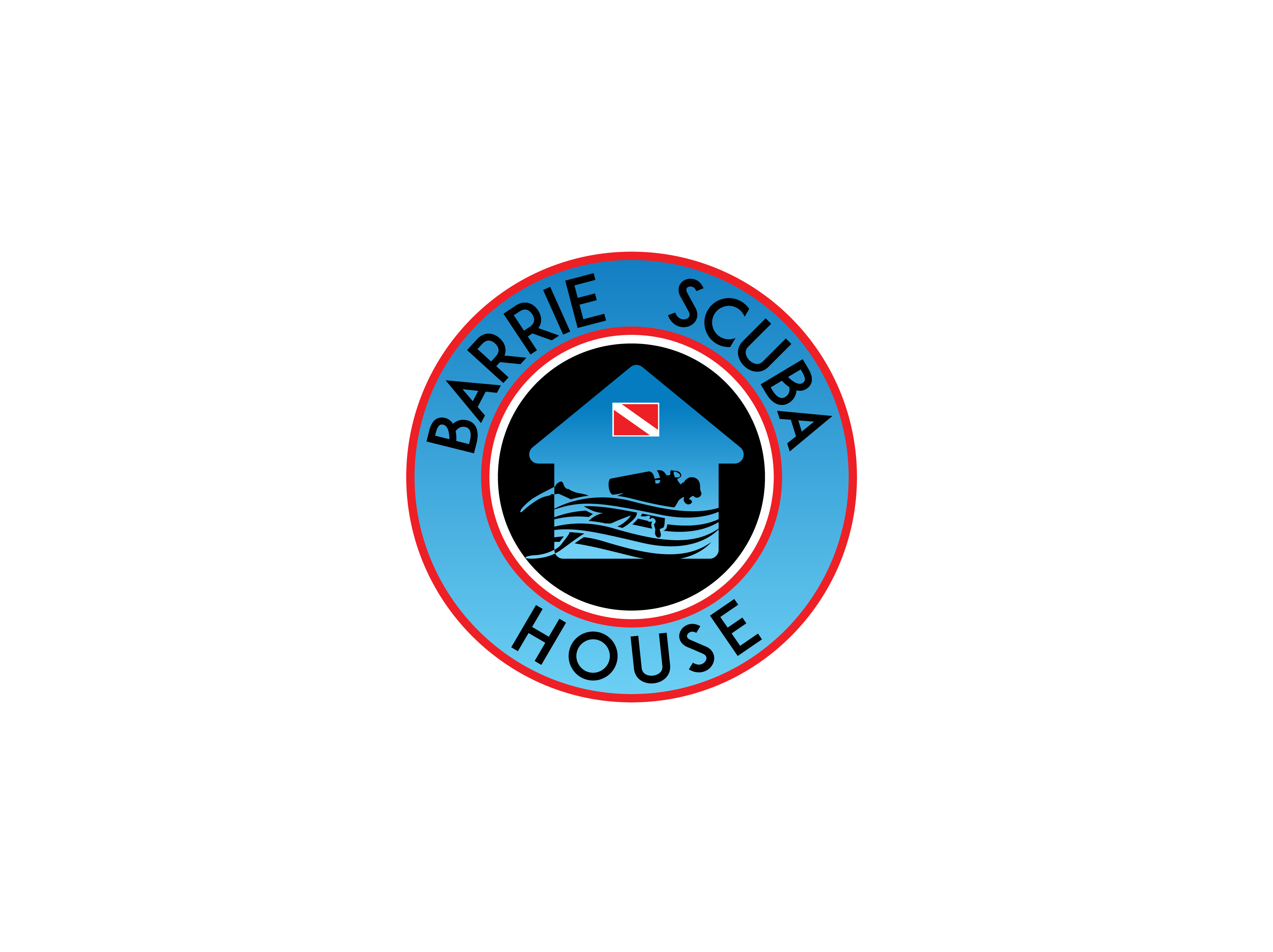 Logo Design by slaven.kopitovic for Barrie scuba house  | Design #24540768