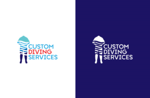 Custom Diving Services | Logo Design by GLDesigns