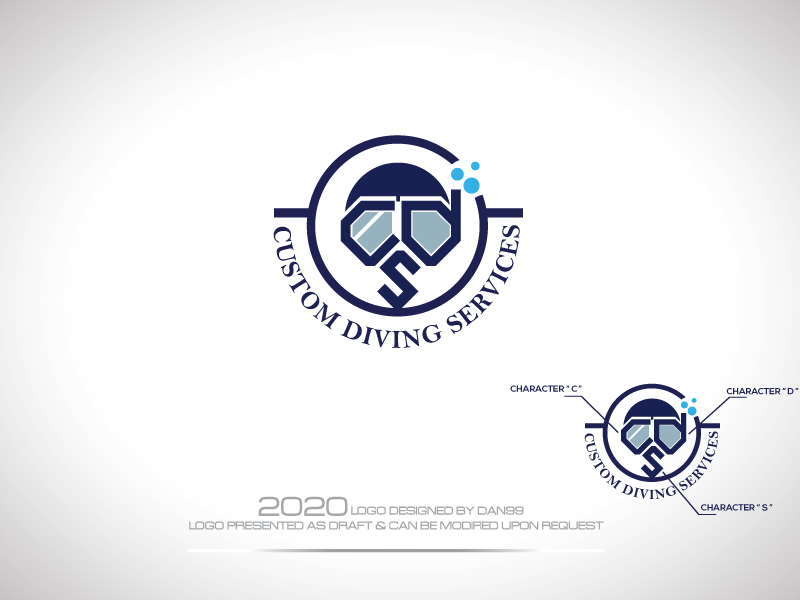 Logo Design by dan99 for Barrie scuba house  | Design #24236766