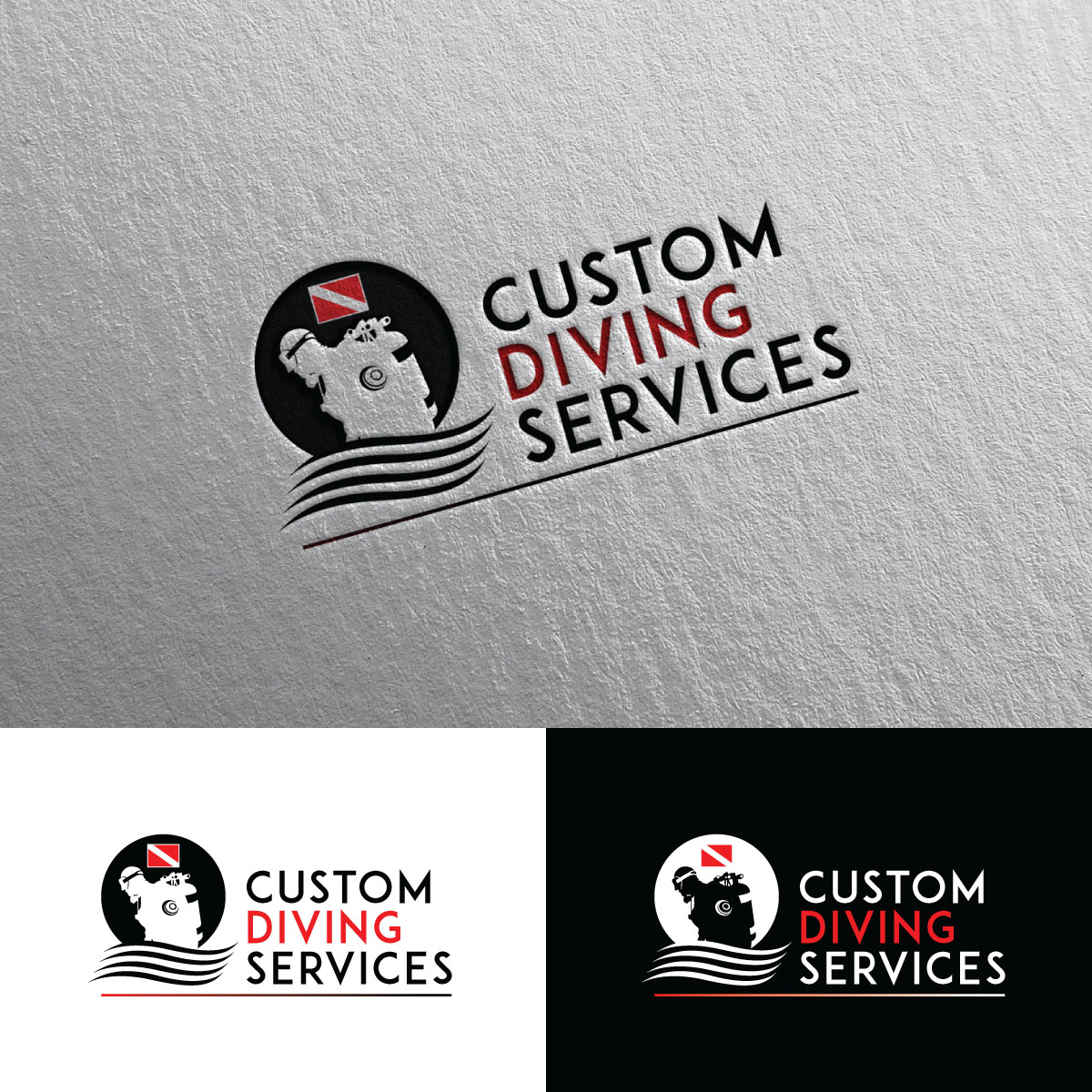 Logo Design by Rii for Barrie scuba house  | Design #24248896