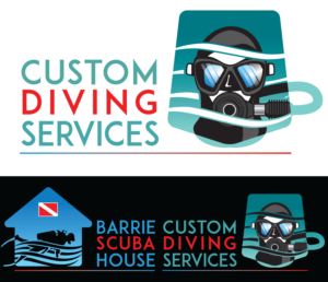 Logo Design by JustBrad for Barrie scuba house  | Design: #24258999