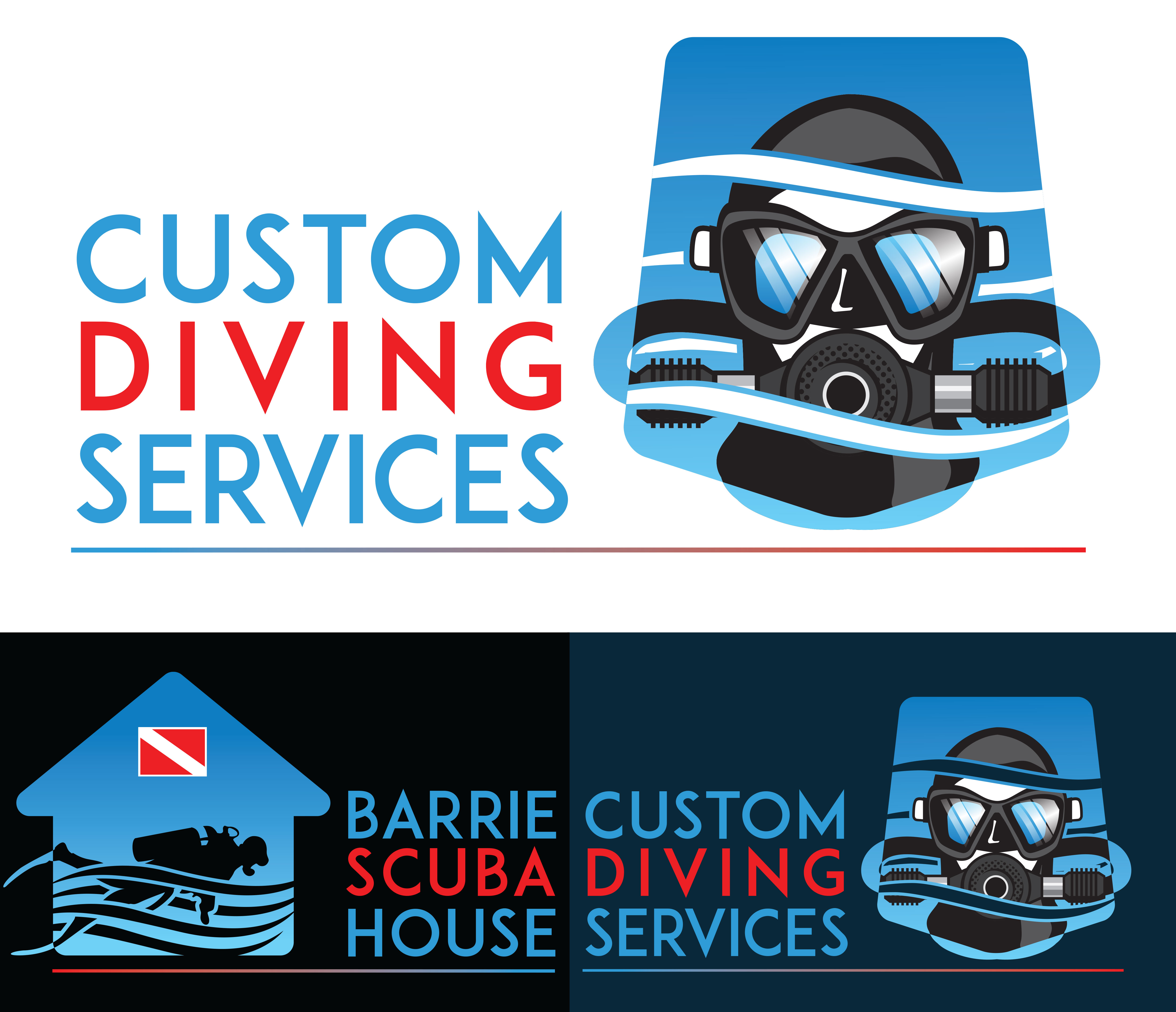 Design de Logo par JustBrad pour Barrie scuba house  | Design #24380064