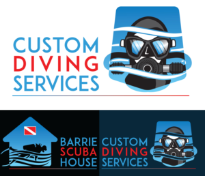 Logo Design by JustBrad for Barrie scuba house  | Design: #24380064