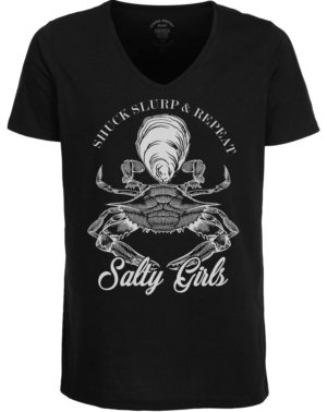 Salty Girls ~ seafood bar | T-Shirt-Design von creative gravity