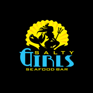 Salty Girls ~ seafood bar | T-Shirt-Design von Dennis Jackson Design