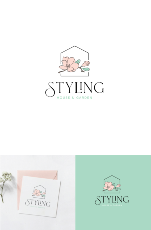 STYLING (flower/magnolia graphic) HOUSE AND GARDEN | Logo-Design von ultramarin