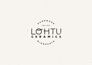 Lohtu Ceramics | Handmade (in) Minnesota | since 2018 | Logo-Design von Amduat Design