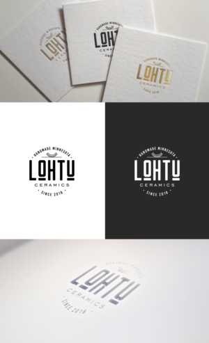 Lohtu Ceramics | Handmade (in) Minnesota | since 2018 | Diseño de Logo por GLDesigns