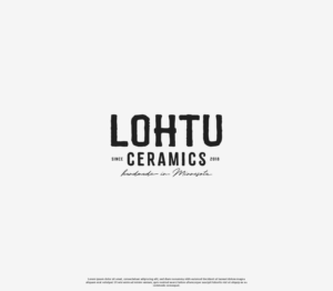 Lohtu Ceramics | Handmade (in) Minnesota | since 2018 | Logo-Design von GBDESIGN