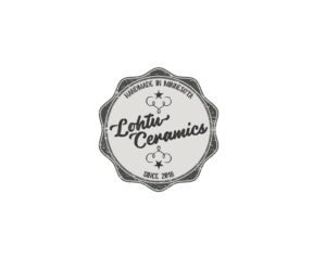 Lohtu Ceramics | Handmade (in) Minnesota | since 2018 | Diseño de Logo por InkThink by Scaurus