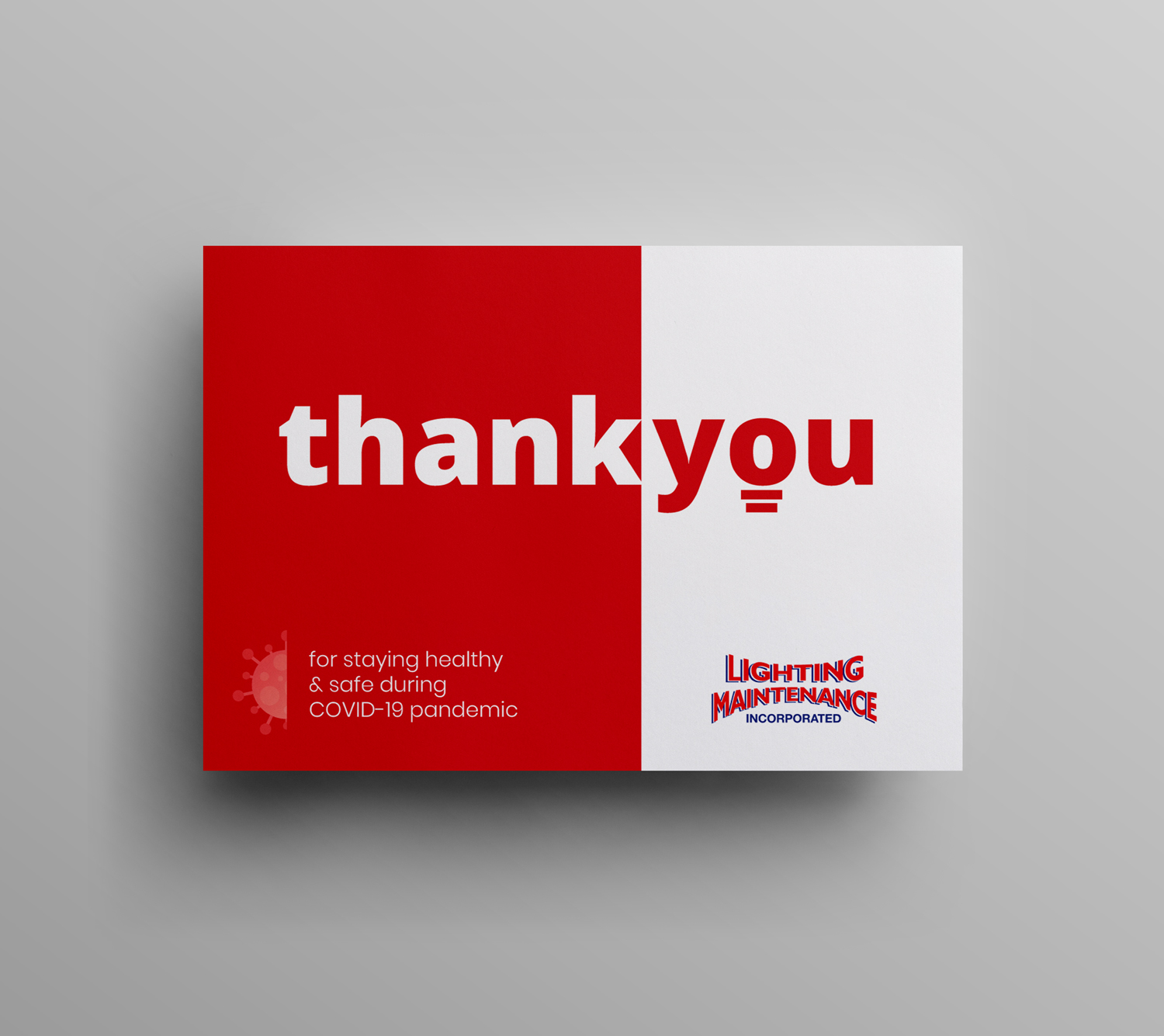 Design de Carte Postale par JK18 pour Lighting Maintenance Inc | Design #24231666