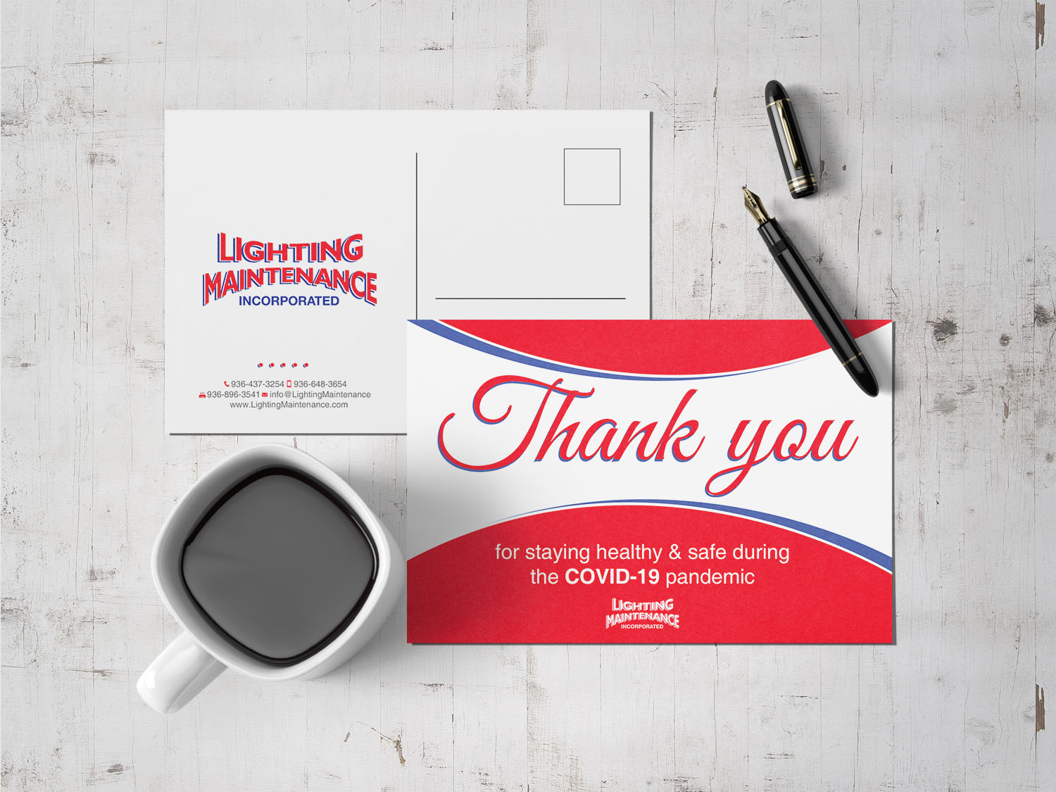 Diseño de Postal por chandrayaan.creative para Lighting Maintenance Inc | Diseño #24236638