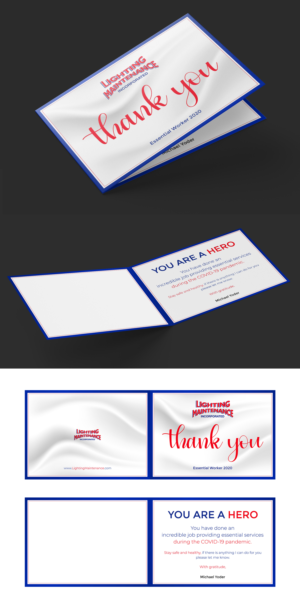 Postcard Design by ecorokerz for Lighting Maintenance Inc | Design: #24236771
