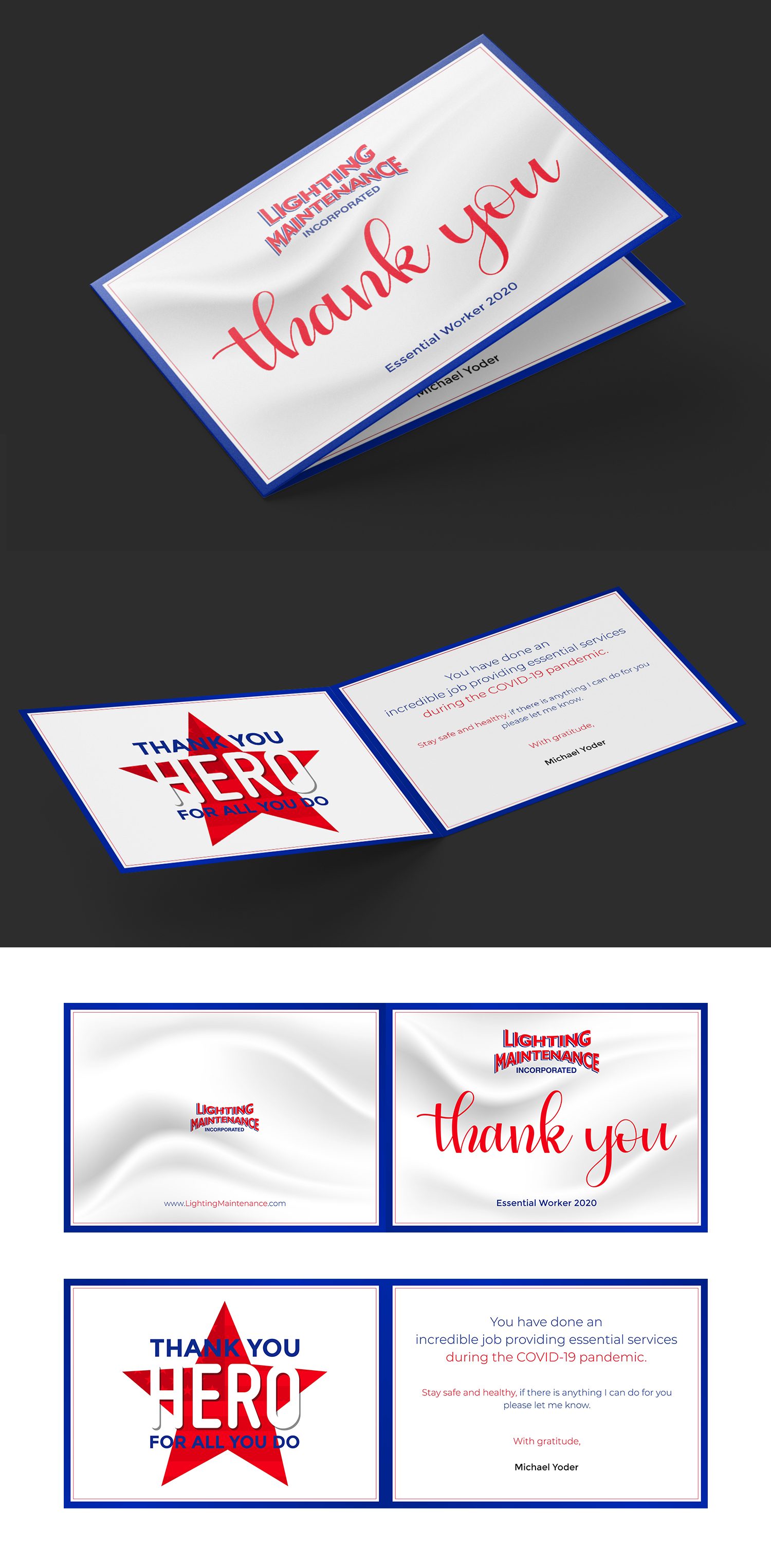 Design de Carte Postale par ecorokerz pour Lighting Maintenance Inc | Design #24236772