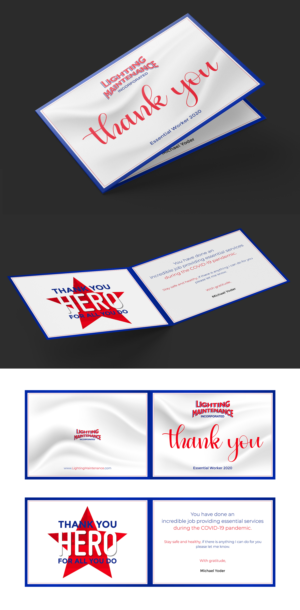 Postcard Design by ecorokerz for Lighting Maintenance Inc | Design: #24236772