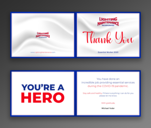 Postcard Design by ecorokerz for Lighting Maintenance Inc | Design: #24264084