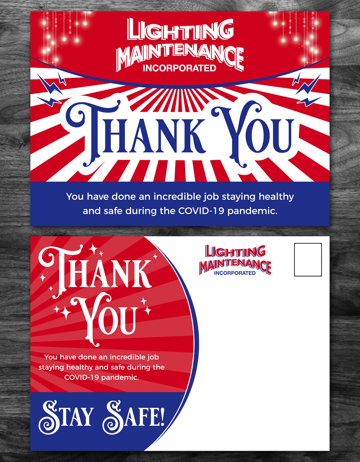 Diseño de Postal por TSU Creations para Lighting Maintenance Inc | Diseño #24234996