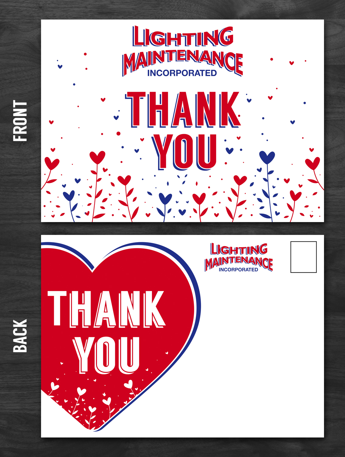 Design de Carte Postale par TSU Creations pour Lighting Maintenance Inc | Design #24245171