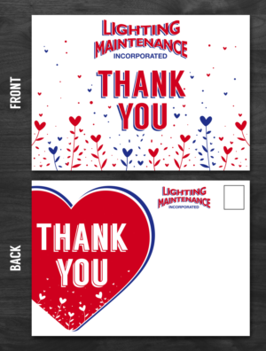 Postcard Design by TSU Creations for Lighting Maintenance Inc | Design: #24245171
