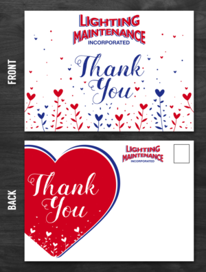Postcard Design by TSU Creations for Lighting Maintenance Inc | Design: #24245186