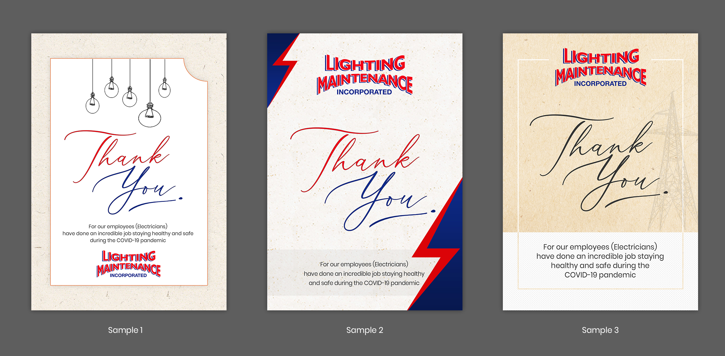 Design de Carte Postale par SAI DESIGNS pour Lighting Maintenance Inc | Design #24254458