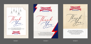 Diseño de Postal por SAI DESIGNS para Lighting Maintenance Inc | Diseño #24254458