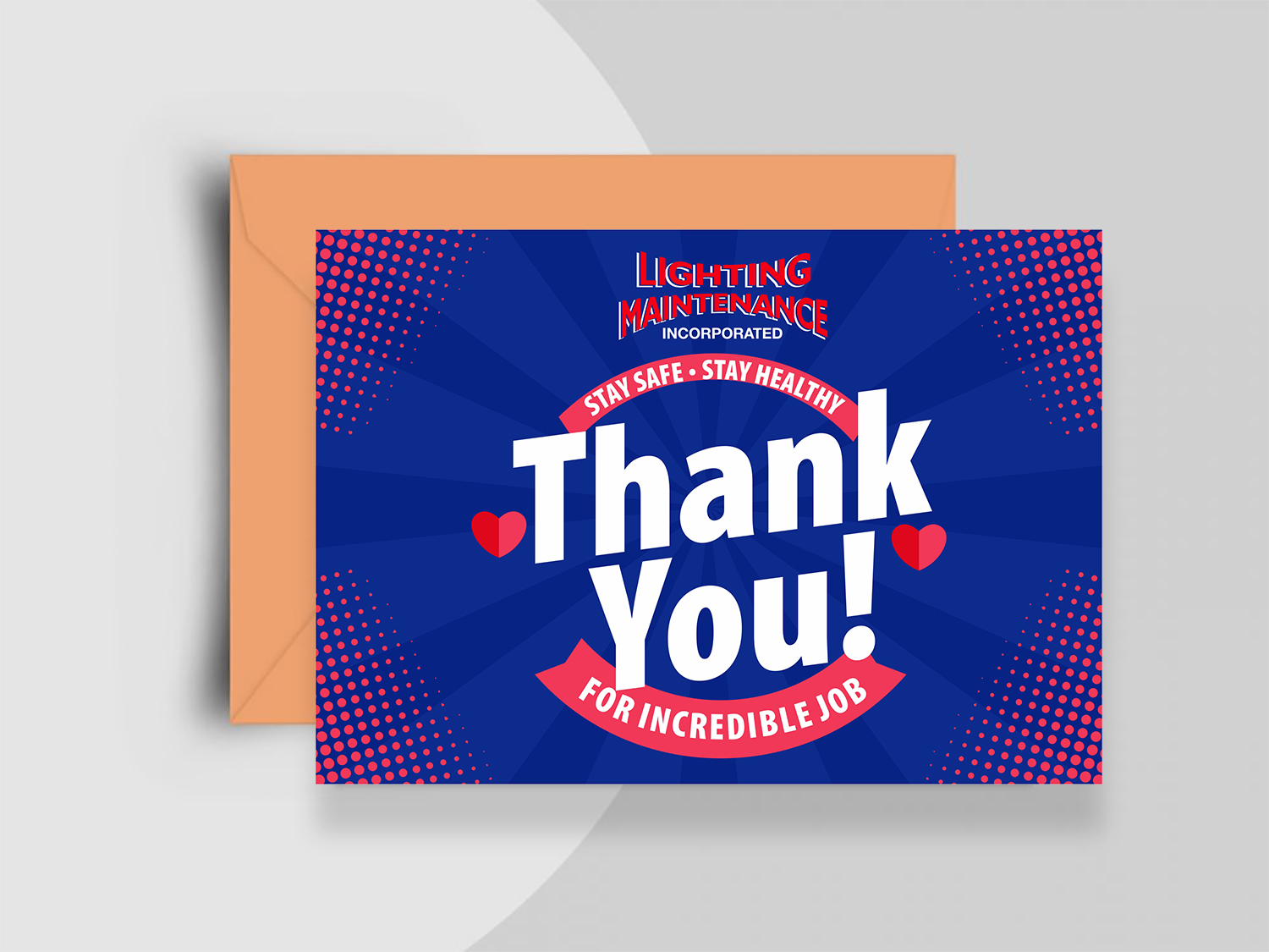 Postcard Design by Aurora:) for Lighting Maintenance Inc | Design #24235774