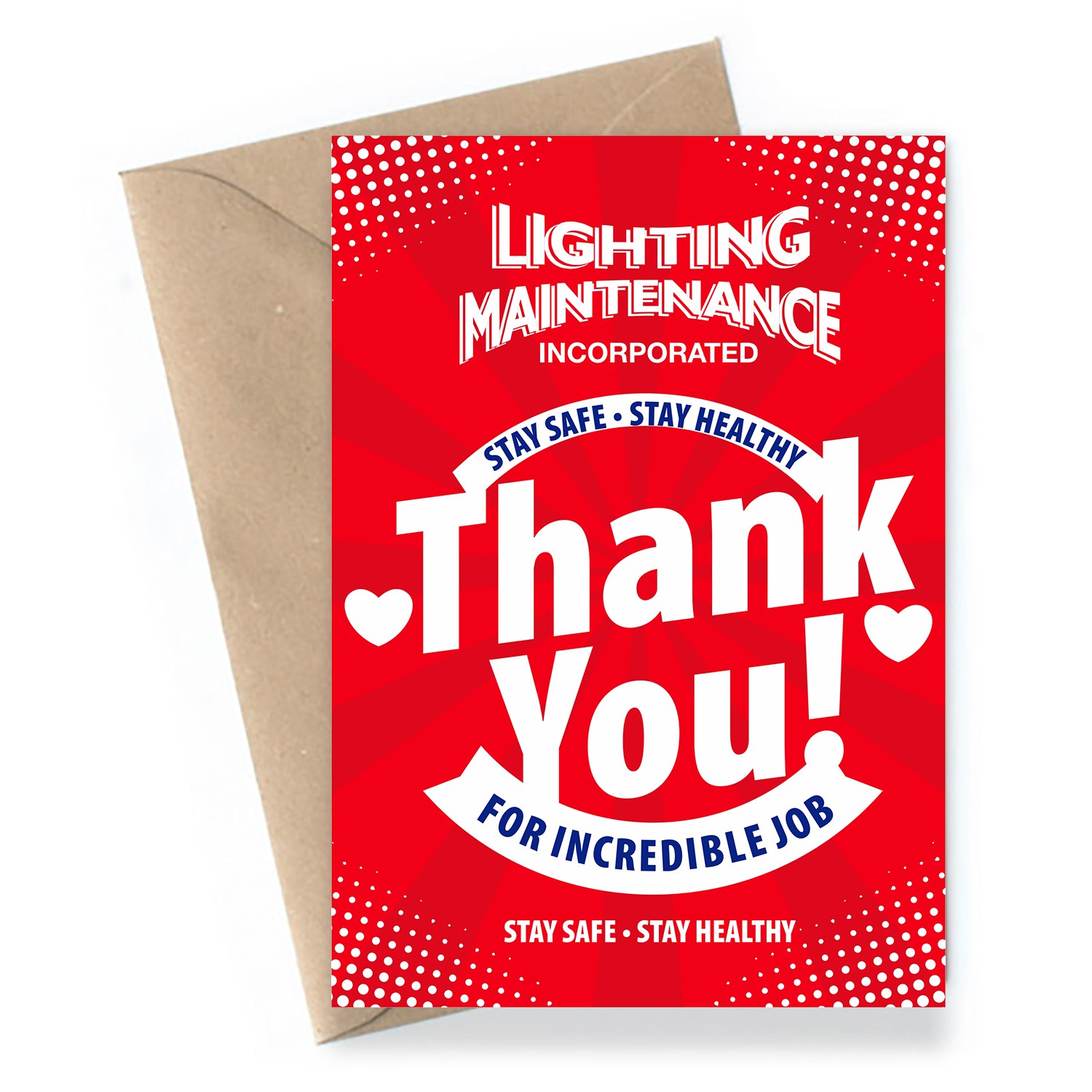 Diseño de Postal por Aurora:) para Lighting Maintenance Inc | Diseño #24235776