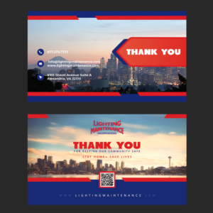 Postcard Design by HeshanKavinda for Lighting Maintenance Inc | Design: #24245925