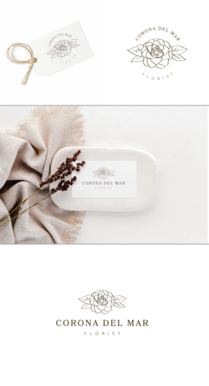 Corona Del Mar Florist | Logo Design by ultramarin