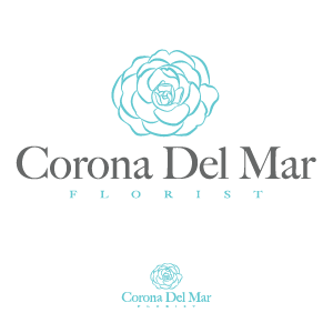 Corona Del Mar Florist | Logo Design by Breanne Owen