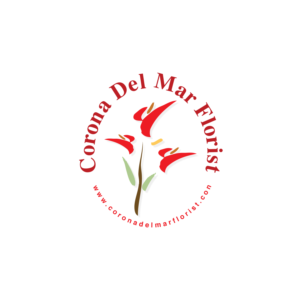 Corona Del Mar Florist | Logo Design by Dennis Jackson Design