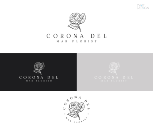 Corona Del Mar Florist | Logo Design by Dot Design 3