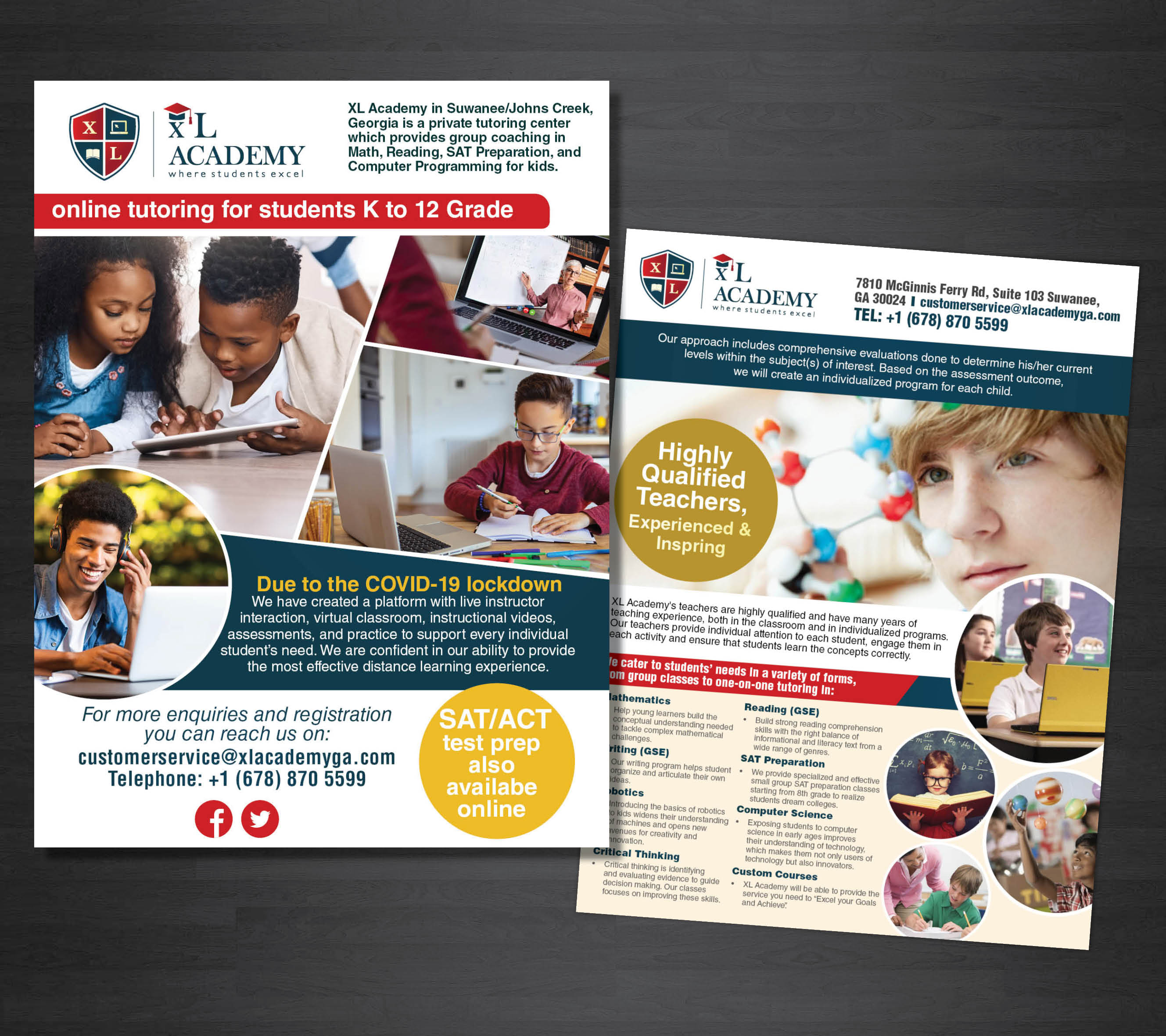 Flyer Design by j.allosso for xlacademy llc | Design #24239089