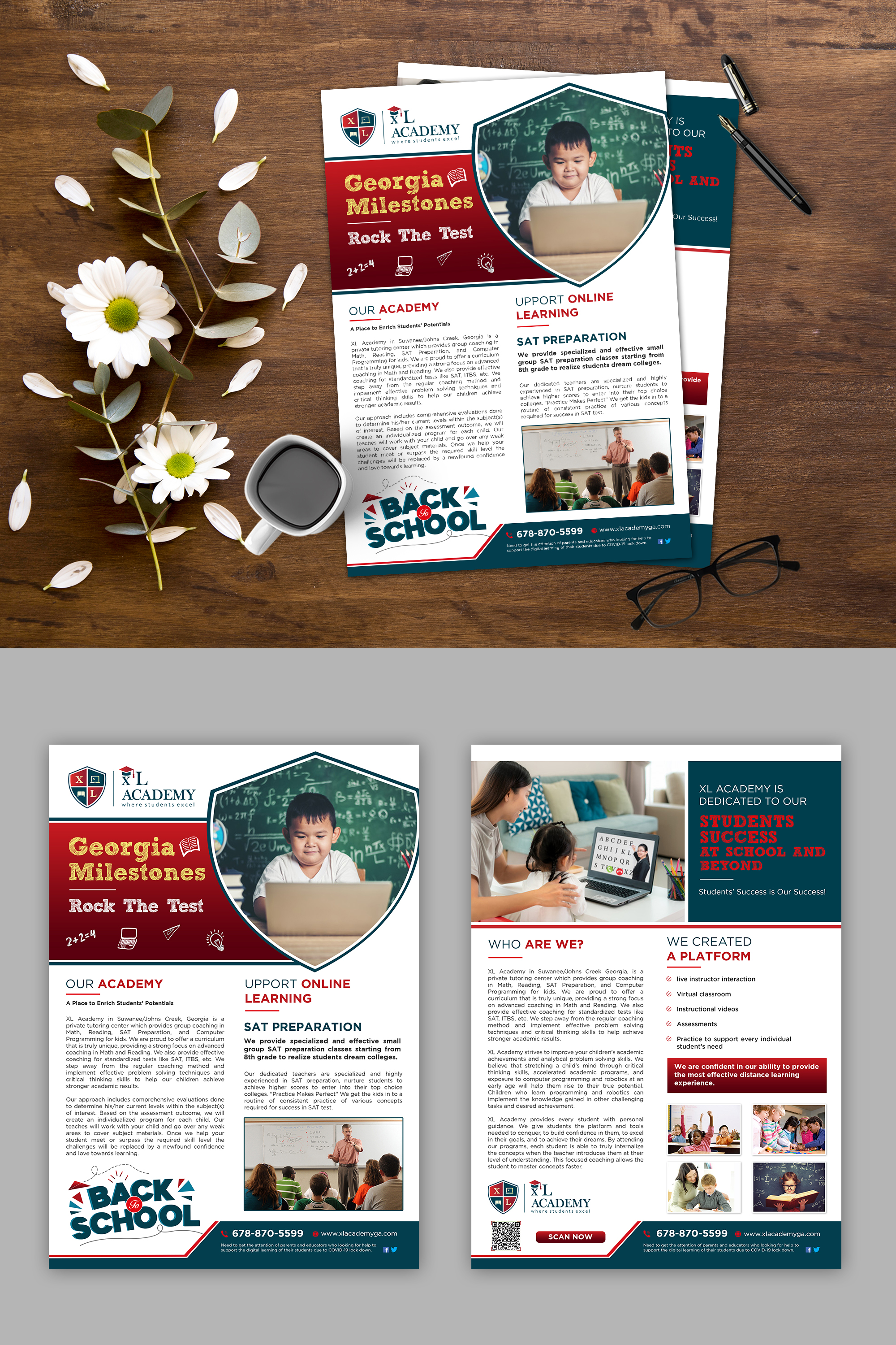 Flyer Design by debdesign for xlacademy llc | Design #25136414