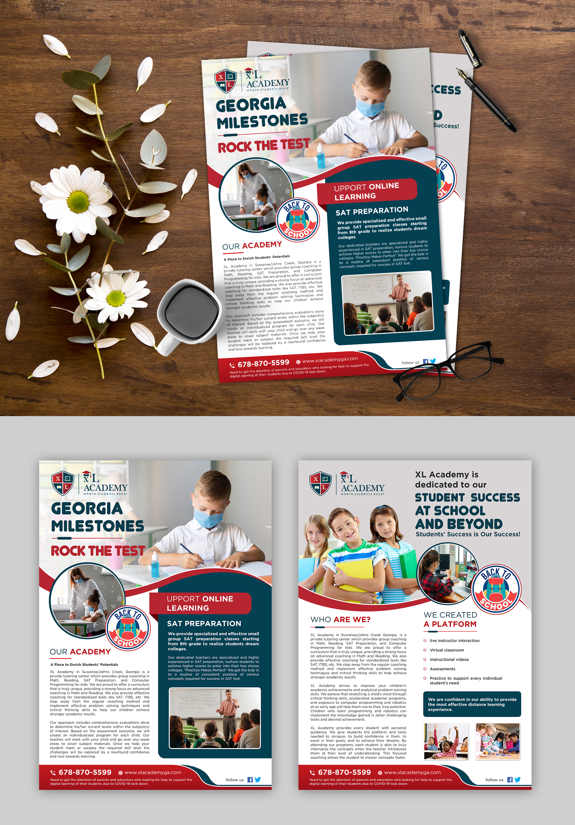 Flyer Design by debdesign for xlacademy llc | Design #26009556