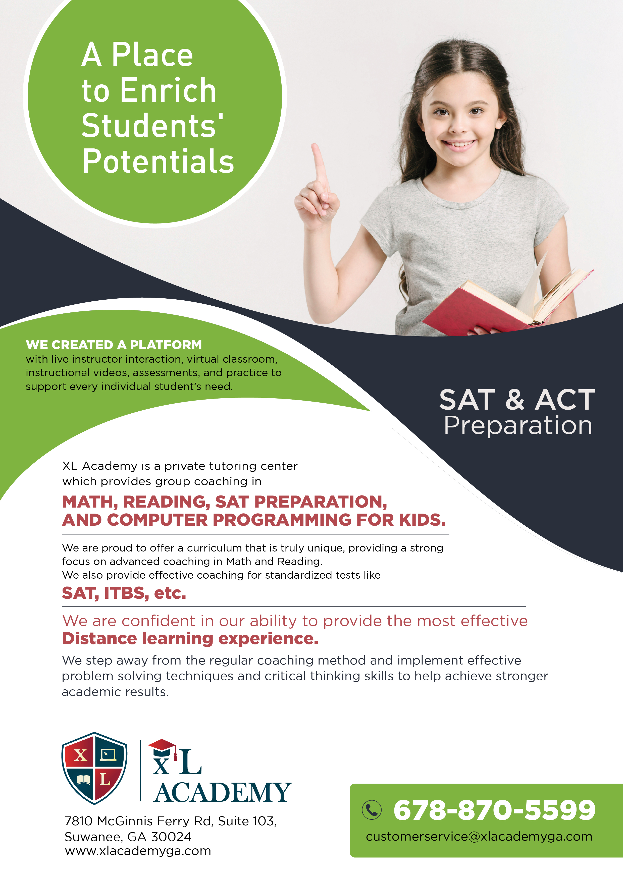 Flyer Design by jobishk for xlacademy llc | Design #24244486