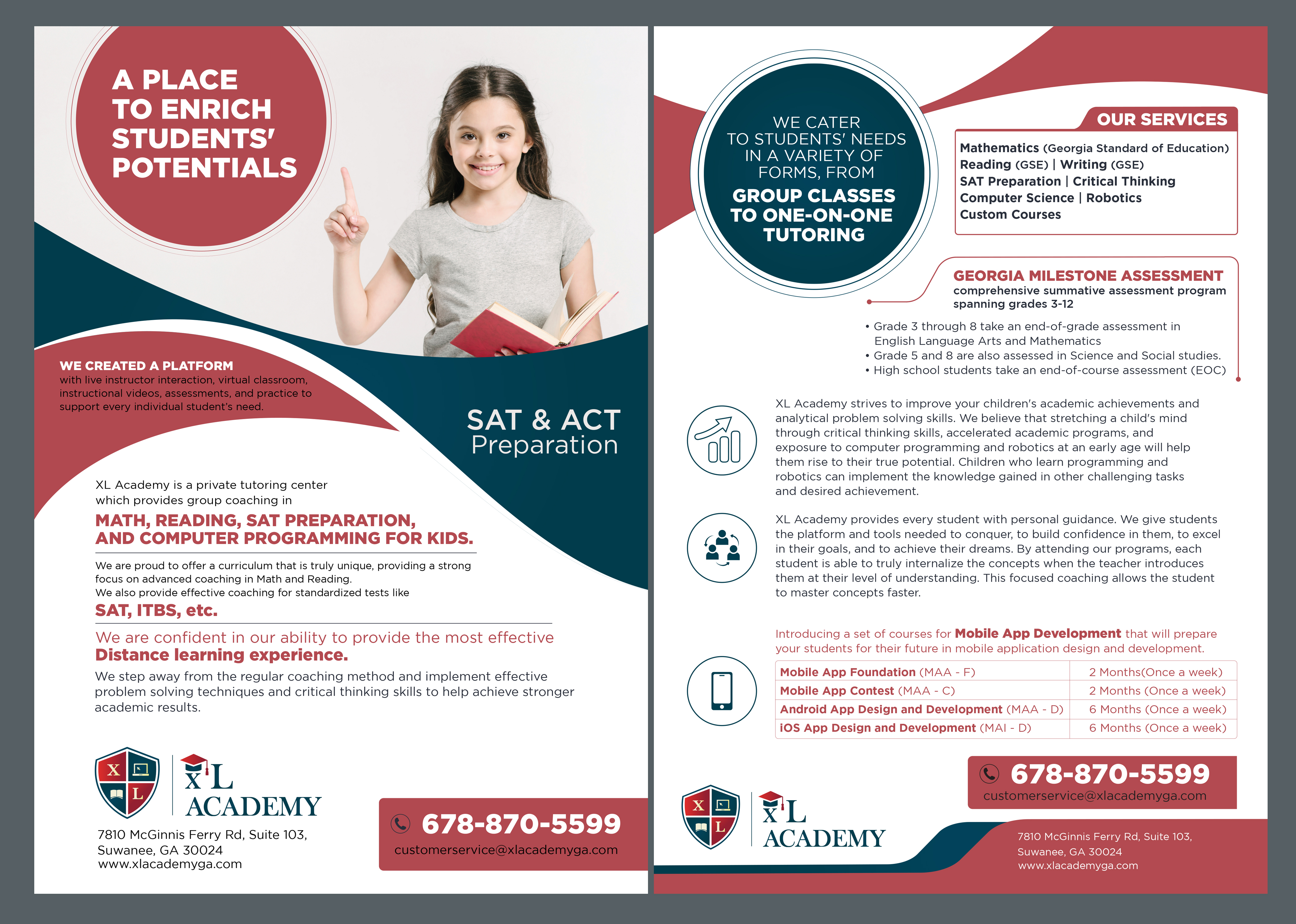 Flyer Design by jobishk for xlacademy llc | Design #24270748