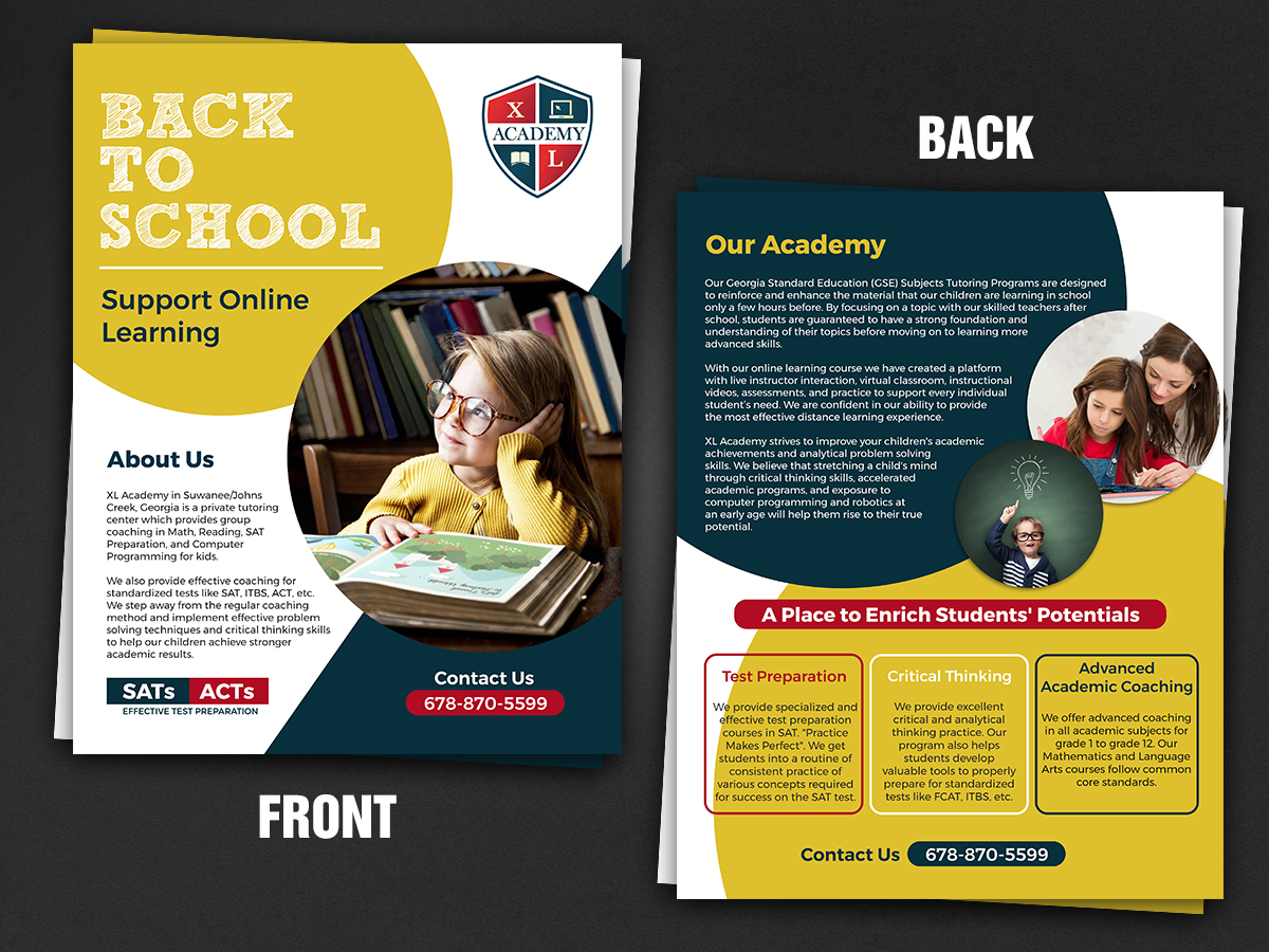Flyer Design by rug for xlacademy llc | Design #27964725