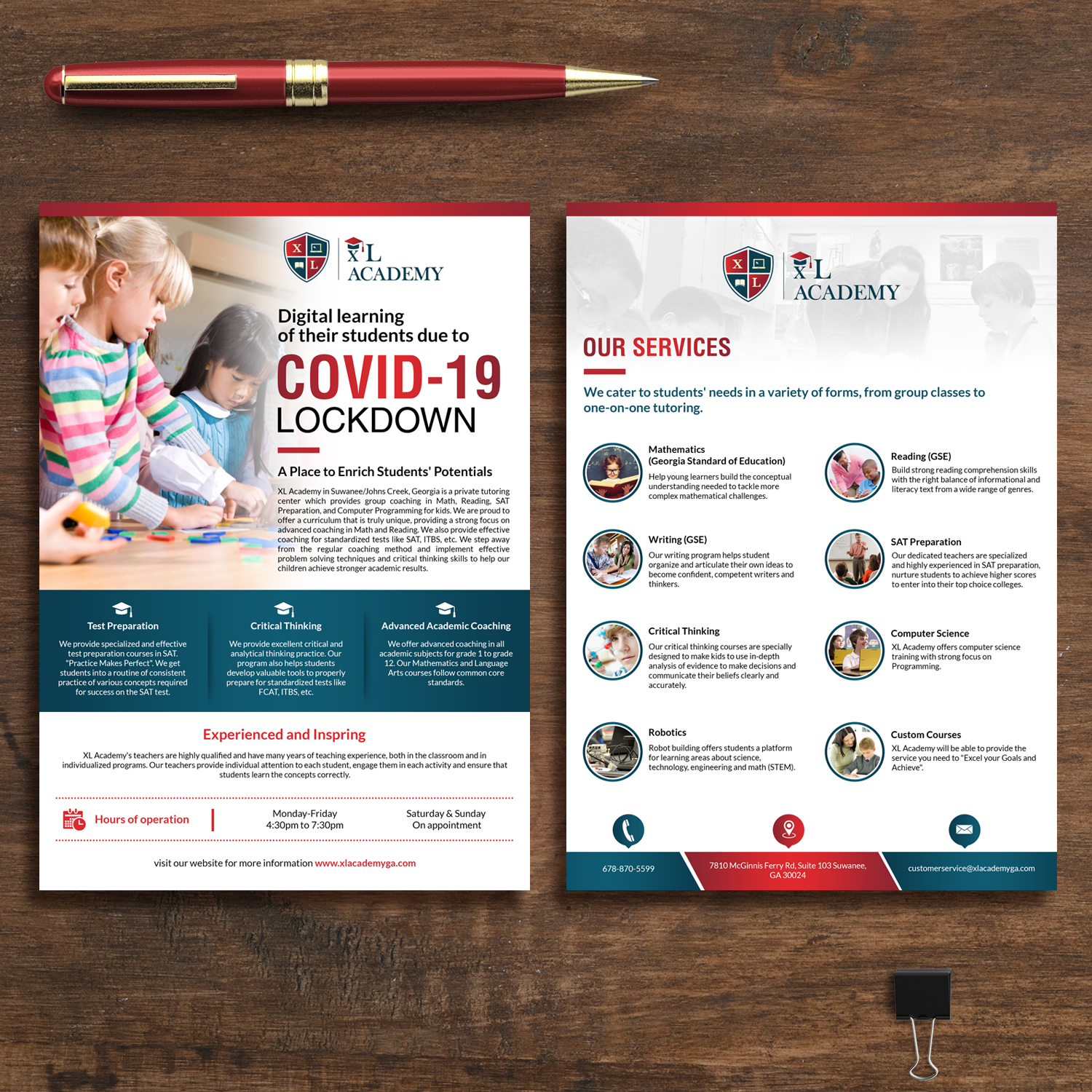 Flyer Design by aspiremedia for xlacademy llc | Design #24235758