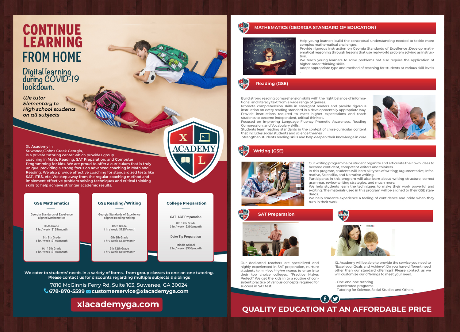 Flyer Design by chandrayaan.creative for xlacademy llc | Design #24236655