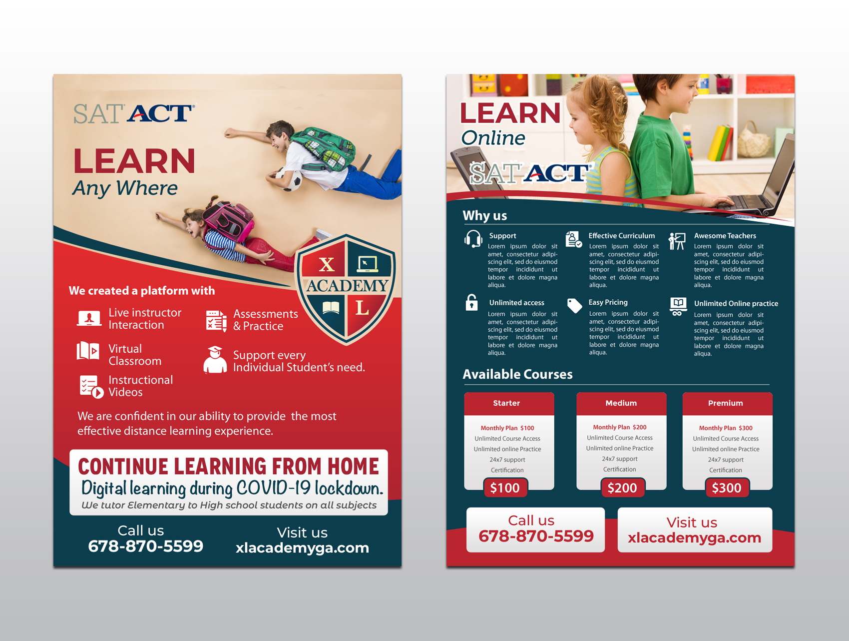 Flyer Design by chandrayaan.creative for xlacademy llc | Design #24243283