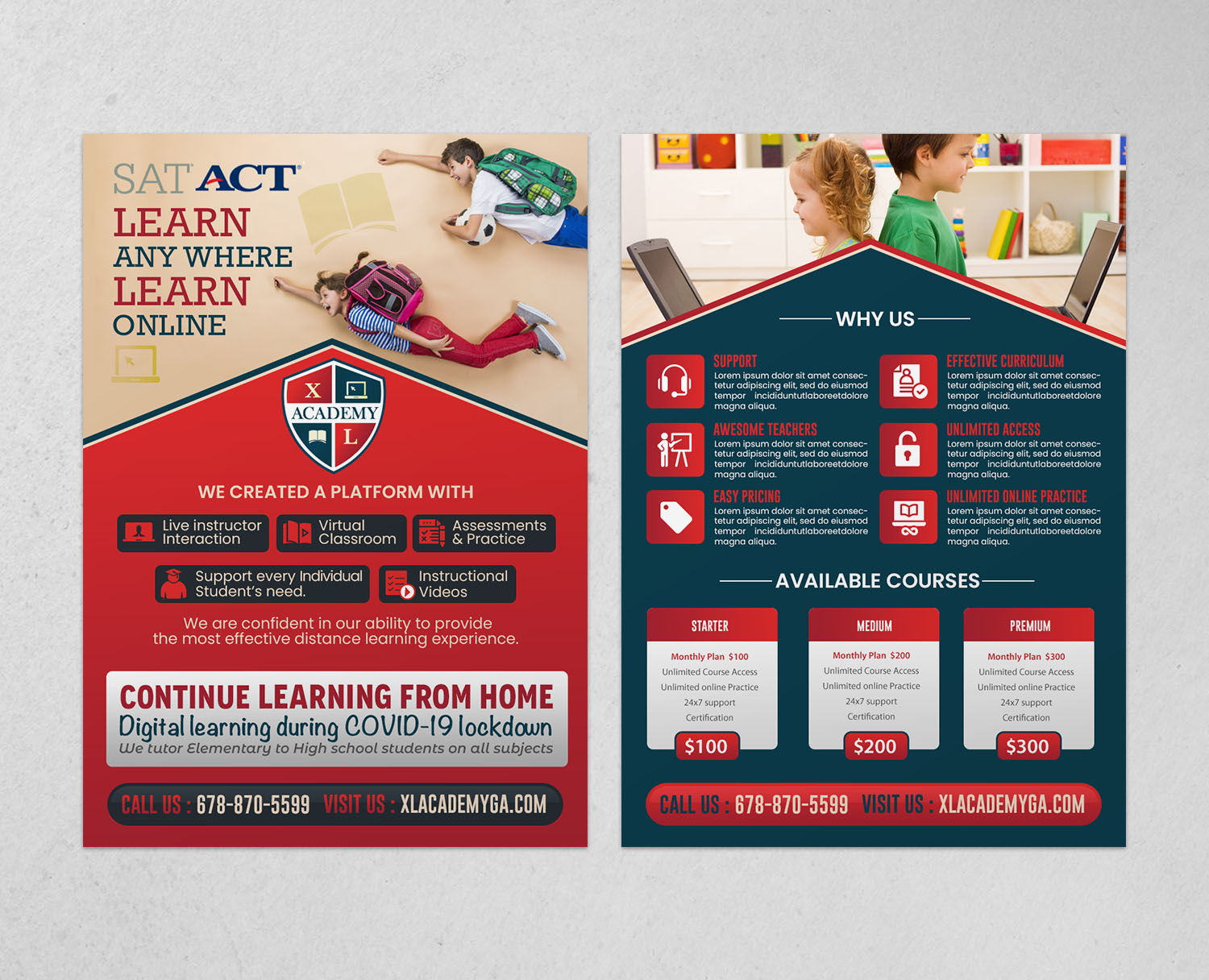 Flyer Design by chandrayaan.creative for xlacademy llc | Design #24244225