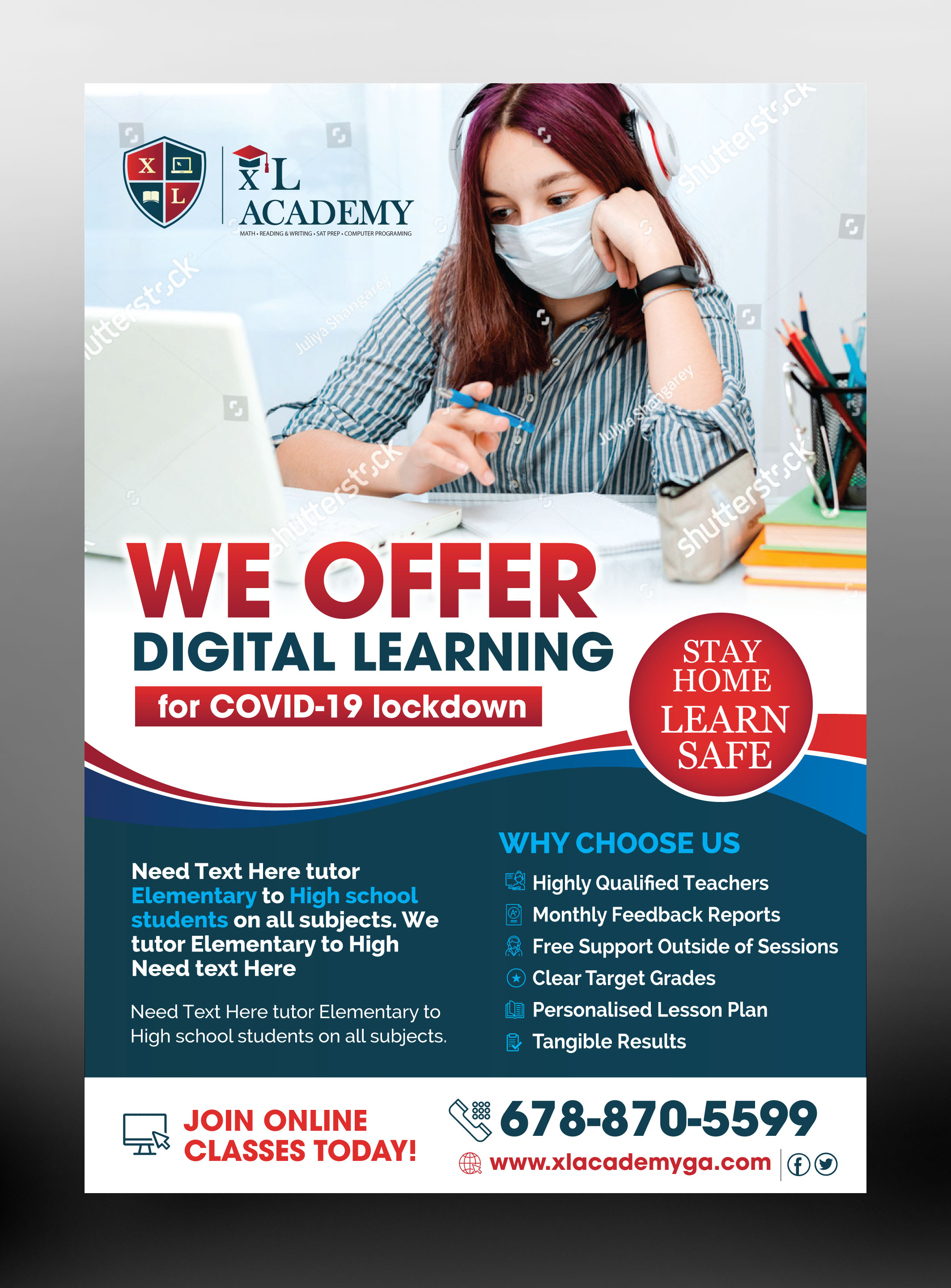 Flyer Design by rkailas for xlacademy llc | Design #24235092