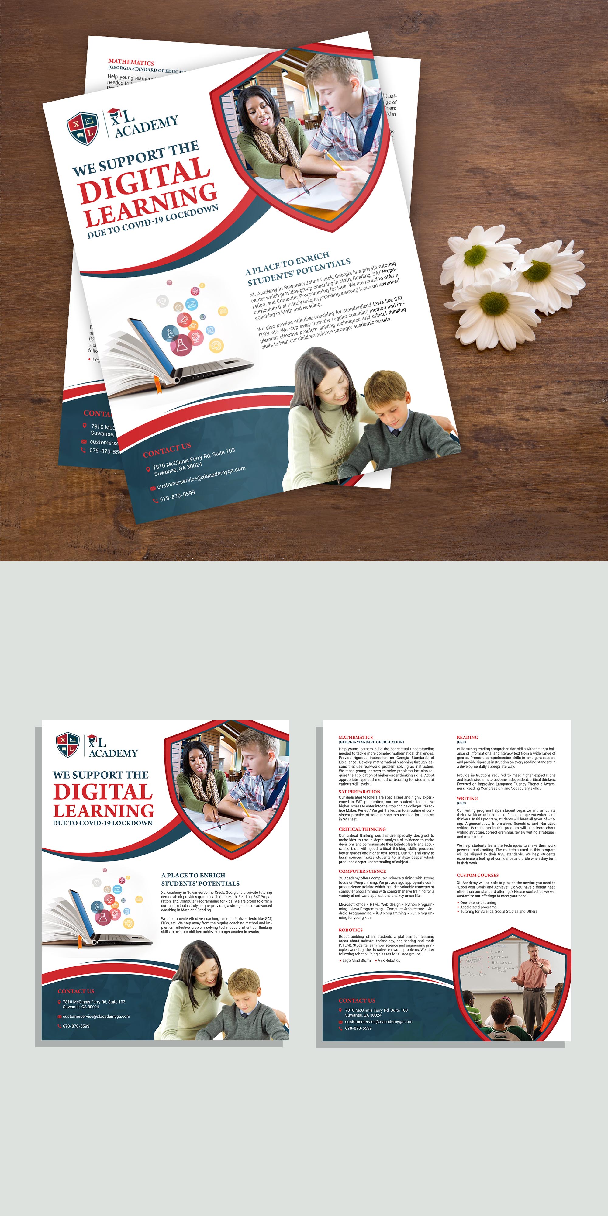 Flyer Design by Deepak_9_Malhotra for xlacademy llc | Design #24235146