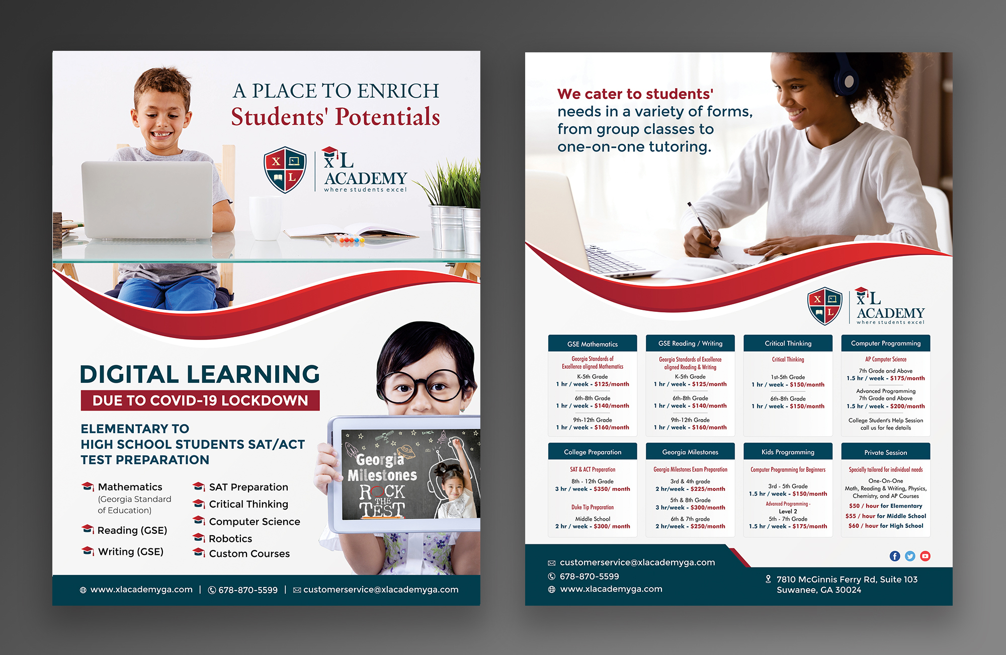 Flyer Design by ecorokerz for xlacademy llc | Design #24269308