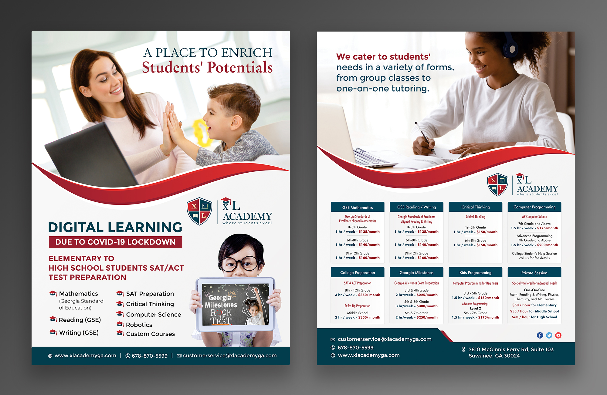 Flyer Design by ecorokerz for xlacademy llc | Design #24269310