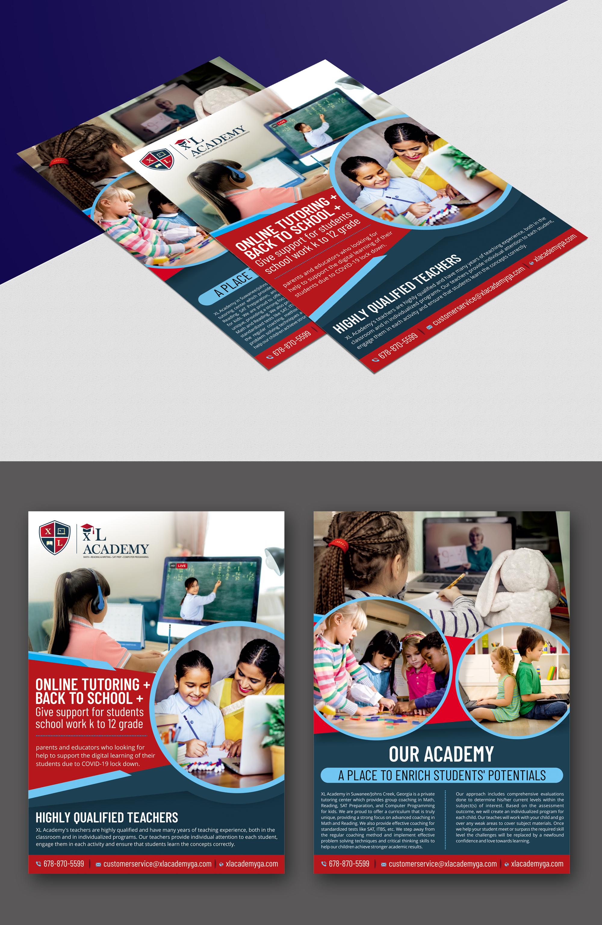 Flyer Design by ecorokerz for xlacademy llc | Design #26009831