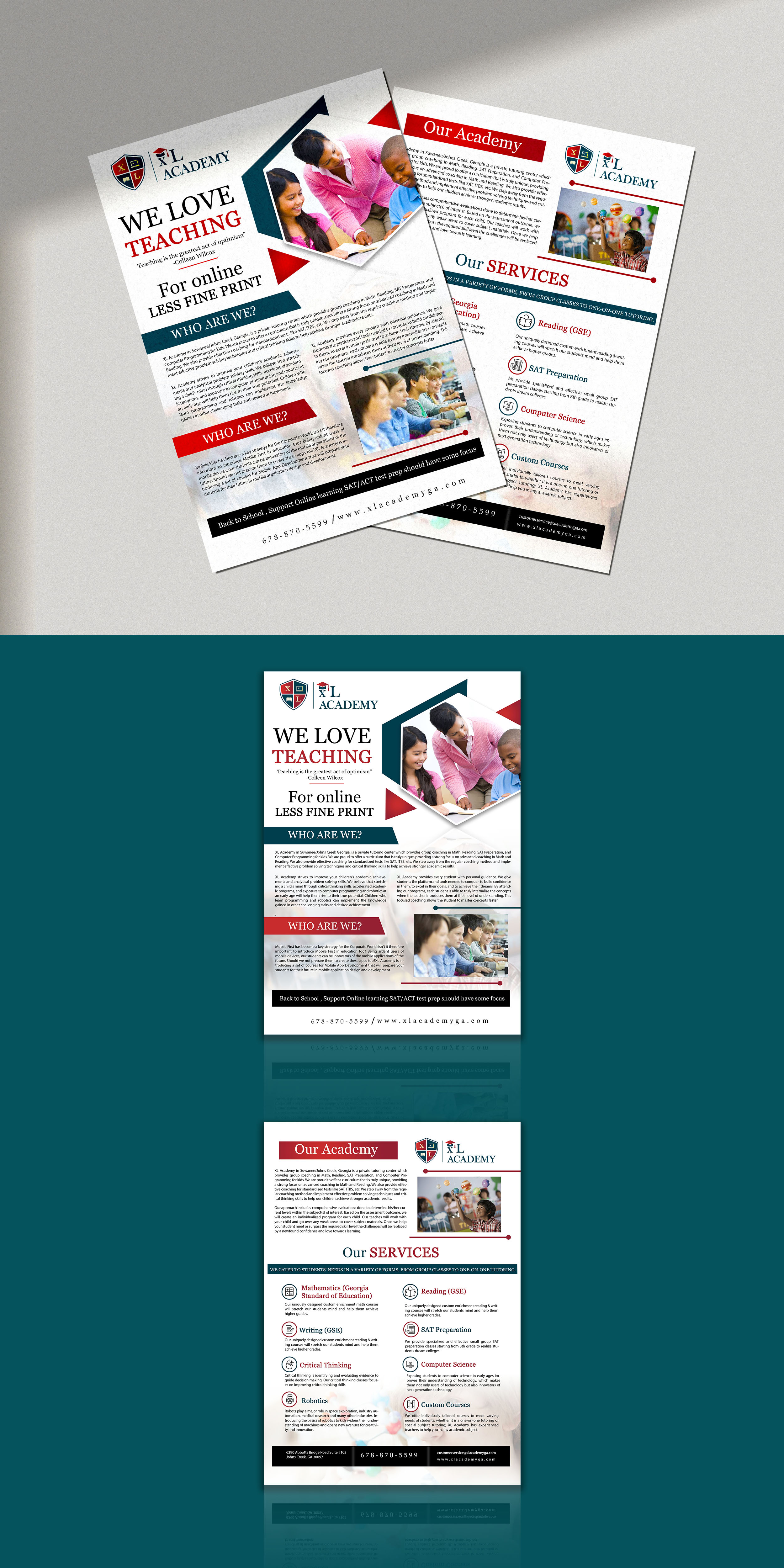 Flyer Design by n214008 for xlacademy llc | Design #26780520